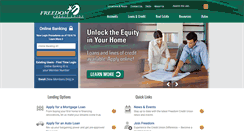 Desktop Screenshot of freedomcu.org
